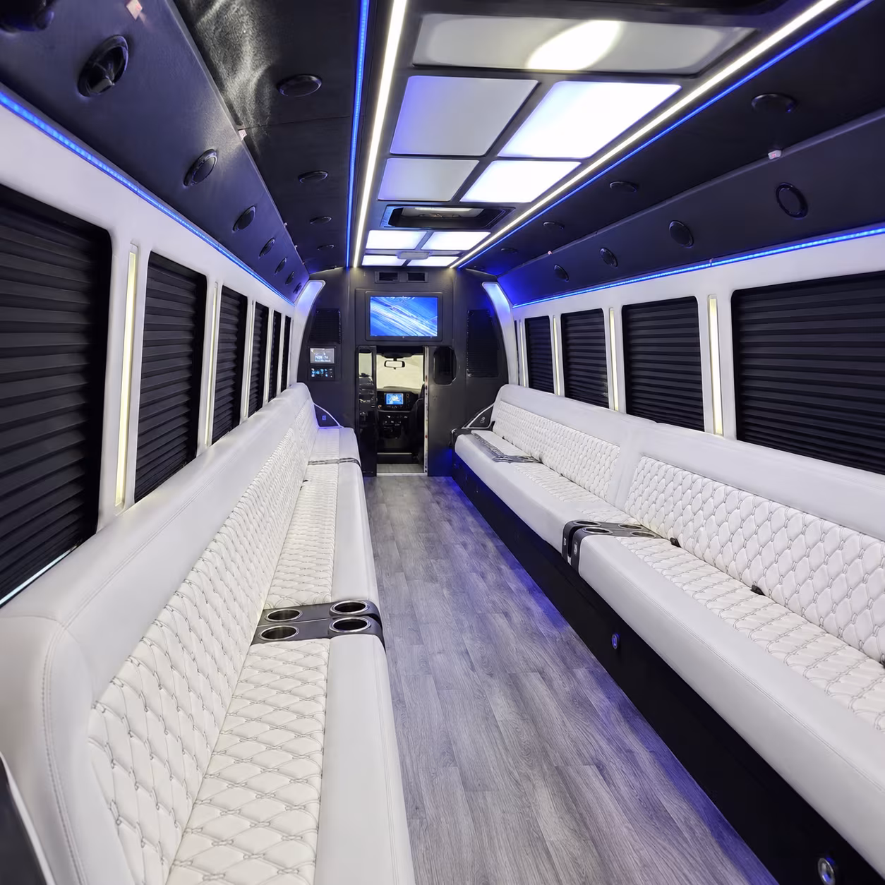 malden party bus inside