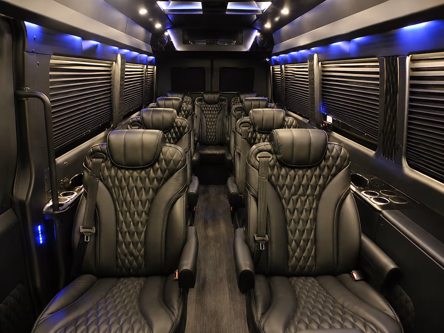 malden sprinter van with driver inside