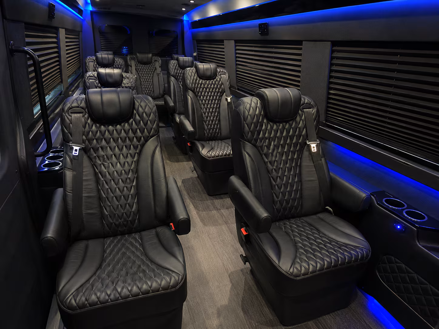 malden sprinter van with driver interior
