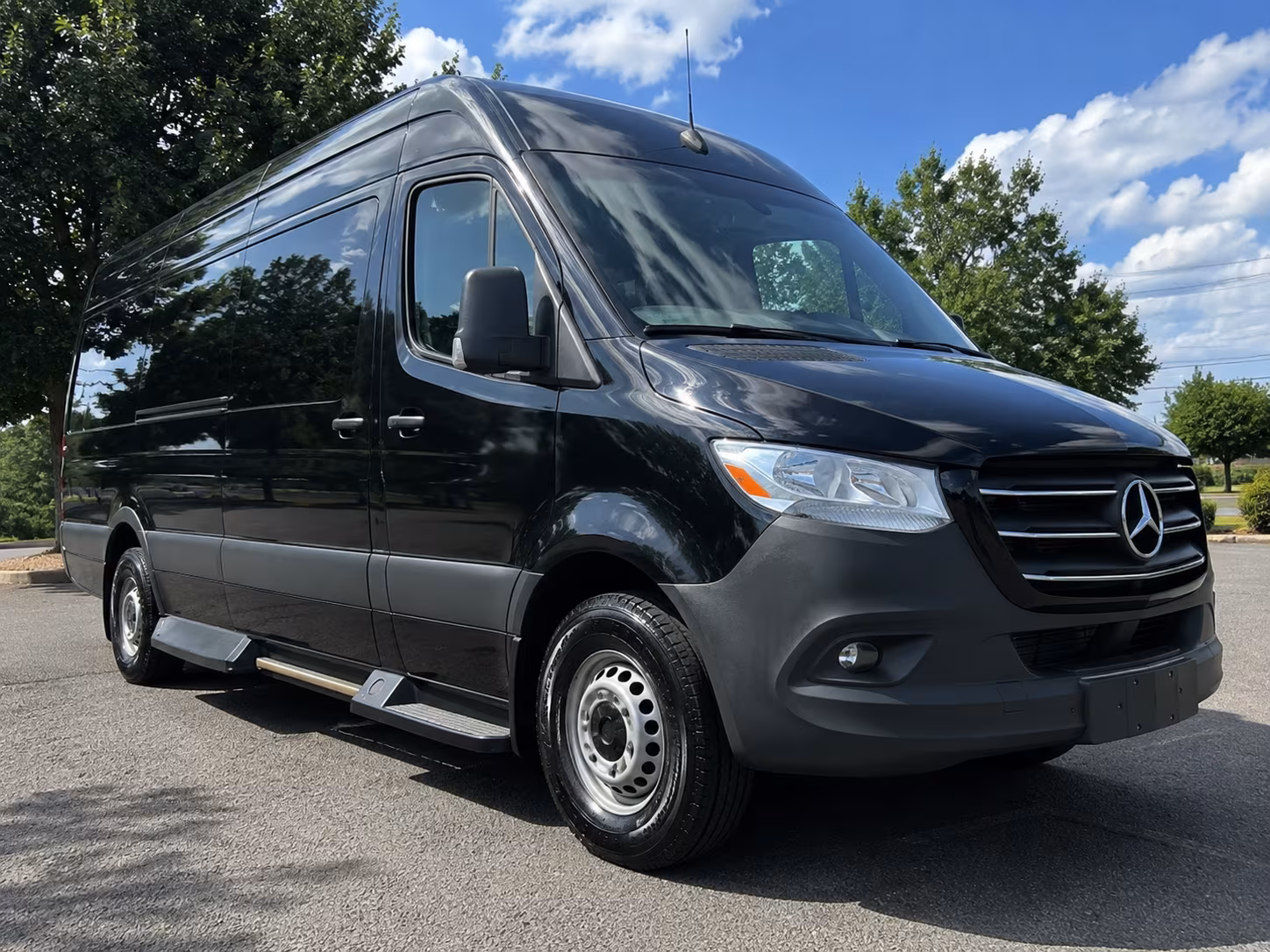 malden sprinter van with driver